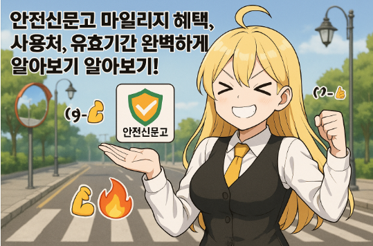 안전신문고 마일리지 혜택, 사용처, 유효기간 완벽하게 알아보기.