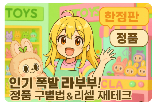 라부부 피규어, 왜 이렇게 인기일까? 정품 구별법과 리셀 재테크 완벽 분석