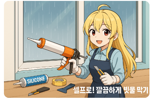 장마철 창틀·베란다 틈새 실리콘 제거부터 재시공까지: 셀프로 쉽고 깔끔하게 누수 막는 방법