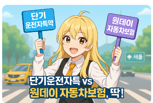 단기운전자특약 vs 원데이 자동차보험, 내게 딱 맞는 선택법!