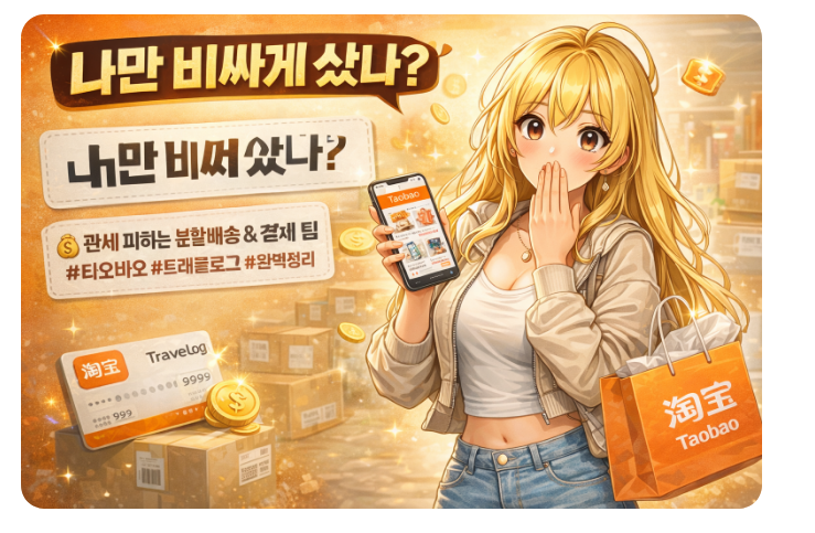타오바오 직구 배대지 이용 방법부터 관세 절약부터 위안화 결제 팁까지